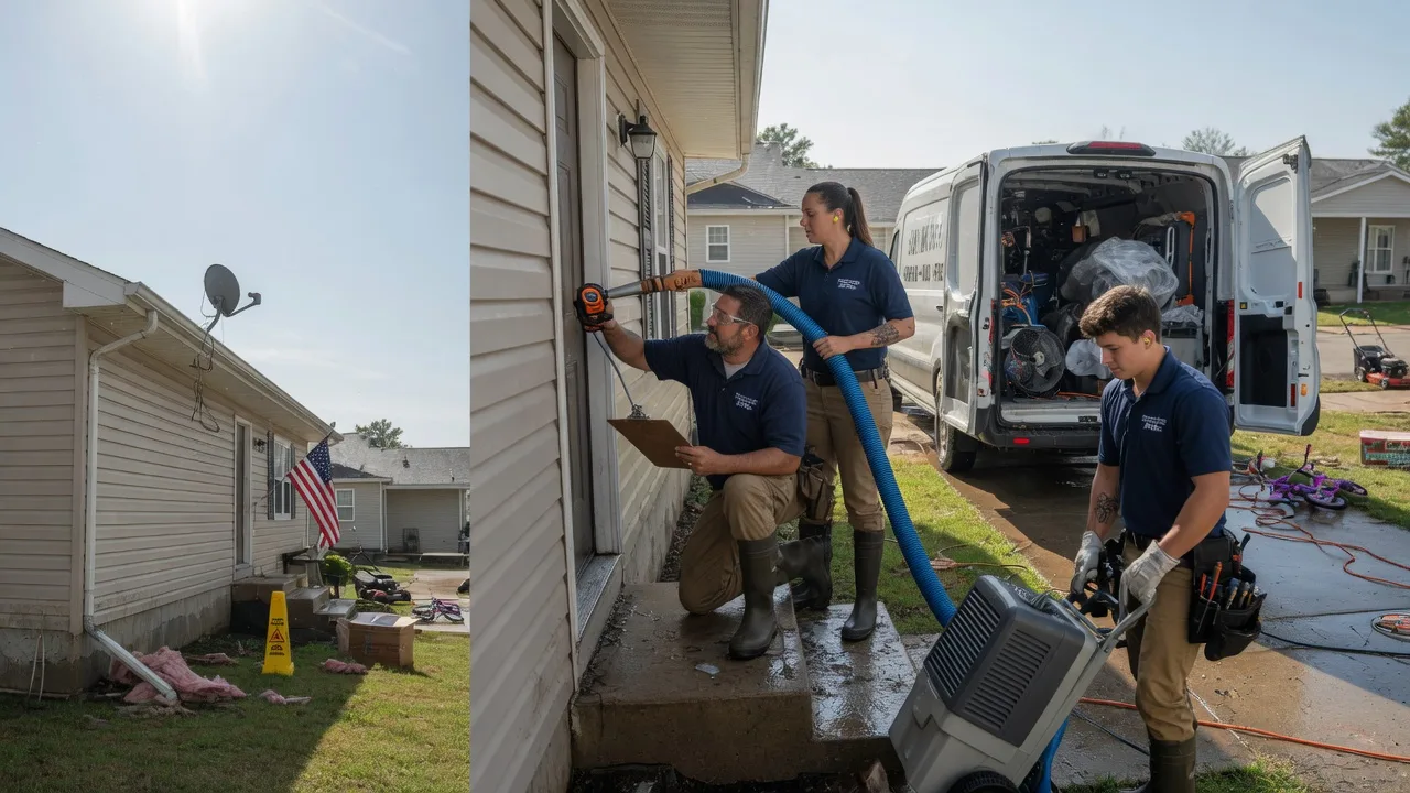 Ceiling Water Damage Restoration in Eldon, MO near me